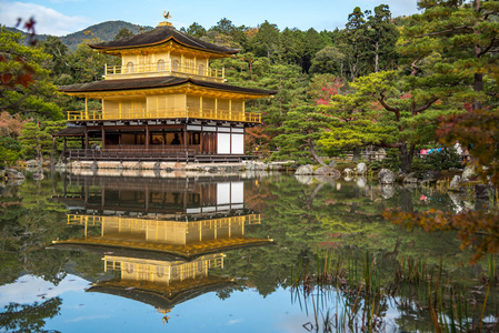 金阁寺在京都，日本