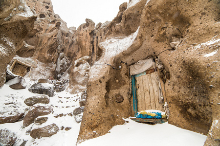 伊朗大不里士，附近的 Kandovan 村