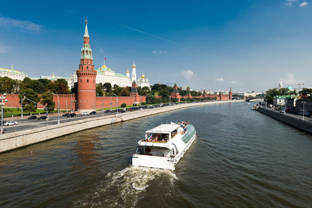 莫斯科克里姆林宫和莫斯科河