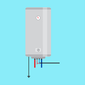 电热水器。平面图标 web 设计和应用