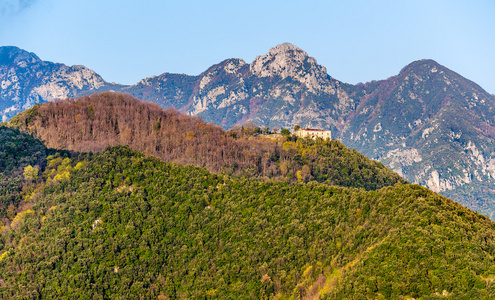 阿马尔菲海岸的 Lattari 山