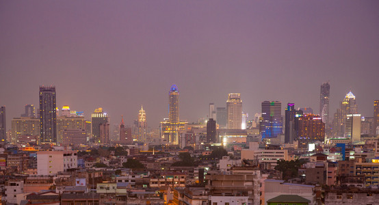 摩天大楼的曼谷
