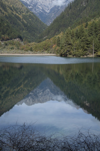 美丽的风景，九寨沟，四川省，中国