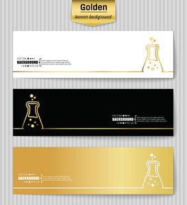 抽象创意概念金矢量背景Web应用程序IL