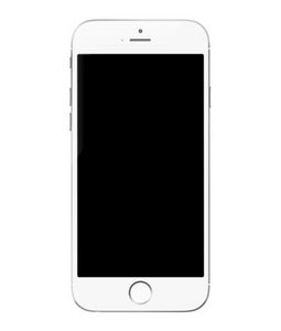 智能手机现实矢量图。手机样机与孤立的白色背景上的空白屏幕
