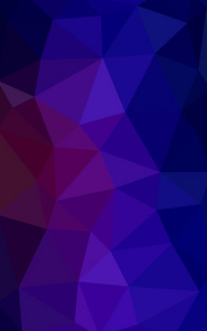 暗蓝色 红色多边形设计模式，三角形和梯度的折纸样式组成的