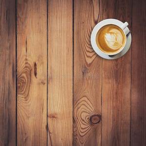 早餐 特写镜头 桌子 木材 杯子 咕哝 商店 咖啡 饮料