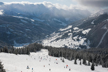 公园 克里姆 格洛斯 阿尔卑斯山 运气 滑雪 升降椅 奥地利