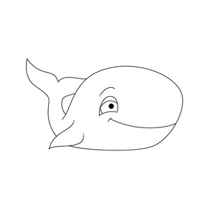 好可爱的卡通鲸鱼
