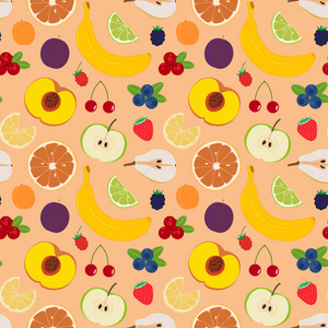水果和浆果无缝模式 5