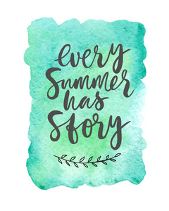 动机海报每年夏天都有故事
