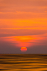 泰国安达曼海上日落