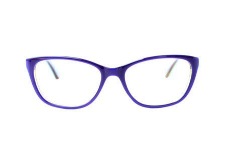 图像的白色背景上的框架 eyeglasse