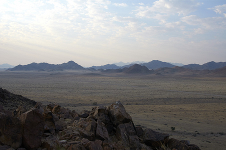 沙漠在纳米比亚，沙质性质的地方