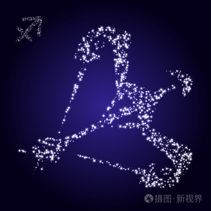 射手座的星座由星星组成.