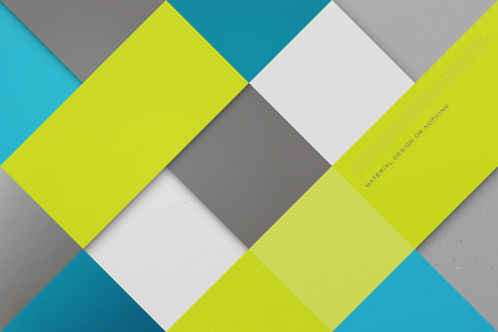 抽象的彩色背景与方形框架。向量几何，时尚壁纸模板。材料设计背景。折纸样式 矢量 名片版式