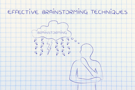 有效的头脑风暴技术的概念