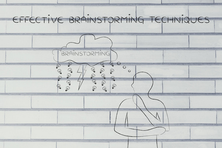 有效的头脑风暴技术的概念