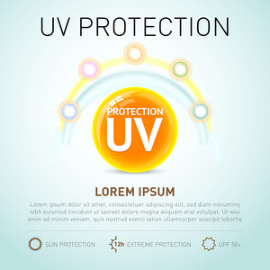 保护紫外线及护肤概念图片