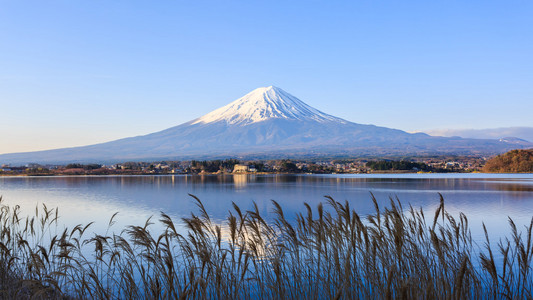 富士山在湖河口湖