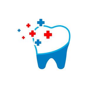 牙科诊所标识概念健康医疗