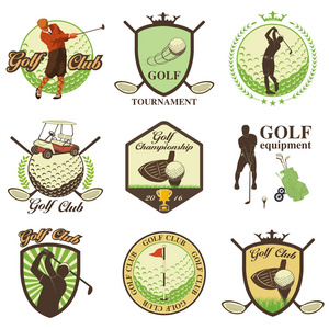 高尔夫标签 徽章及徽章