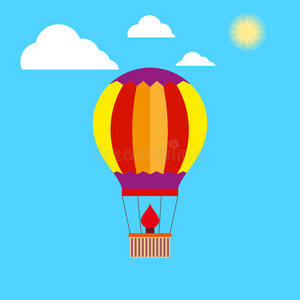 颜色 天空 运输 浮动 空气 气球 热的 冒险 旗帜 飞机