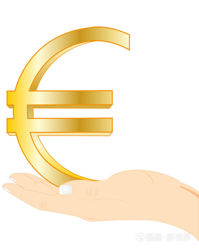 在棕榈标志欧元