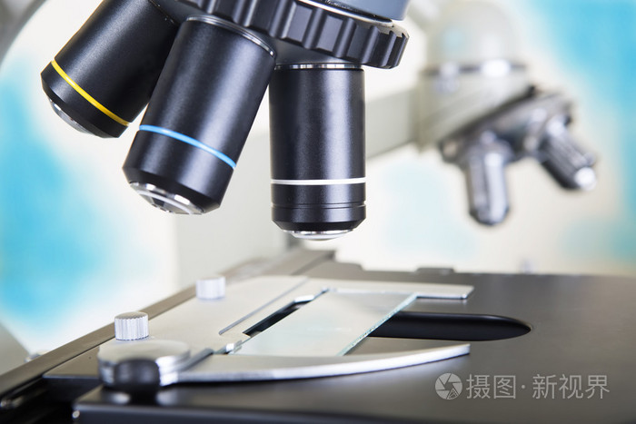 实验室显微镜科学和卫生保健的研究背景