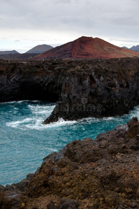 岛屿 自然 地面 岩石 西班牙 火山 海岸 徒步旅行 全景图