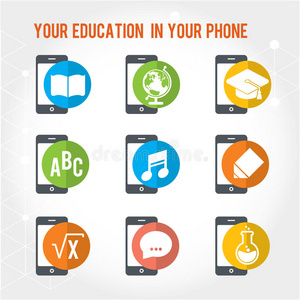 电子智能手机教育背景。