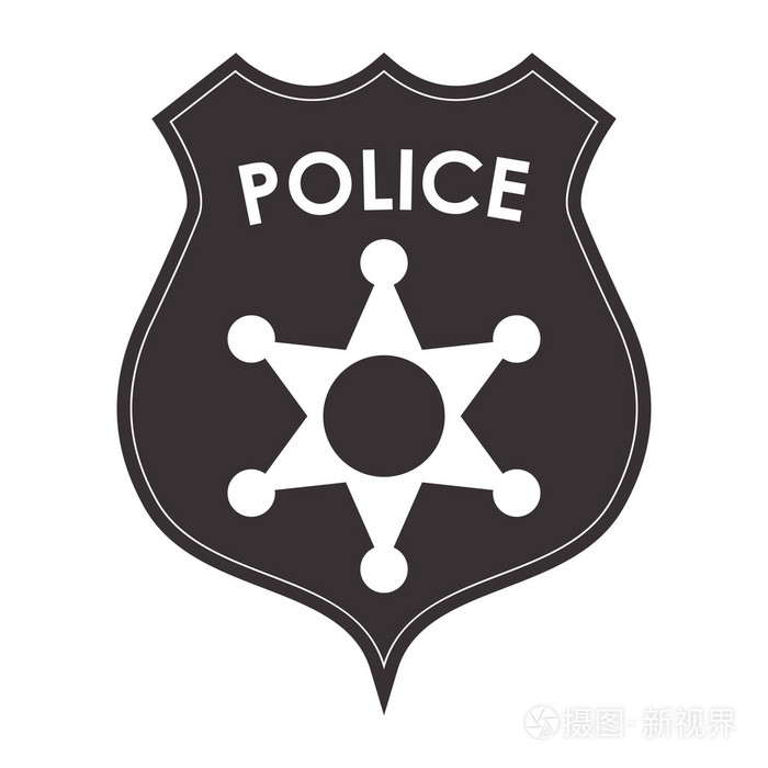 警察徽章图标