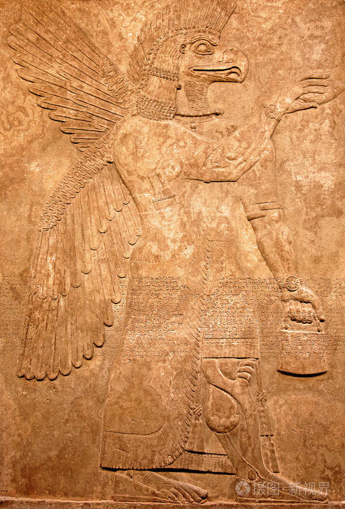 古代苏美尔石雕