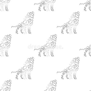 自然 动物 艺术品 曲线 涂鸦 哺乳动物 轮廓 纸张 绘画