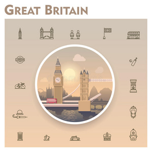 文化 历史的 伦敦 概述 特拉 女王 插图 旅游业 目的地