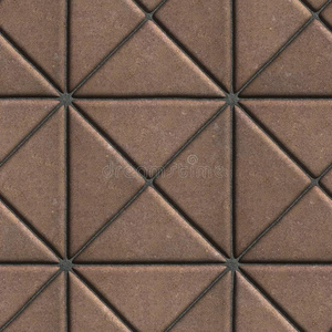 棕色铺路板的形式是正方形