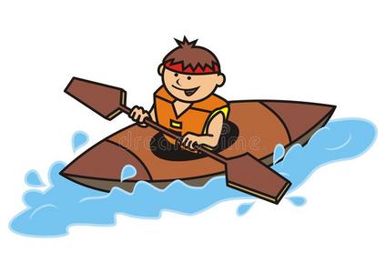 小孩 竞争 微笑 男孩 卡通 卢格 偶像 巡航 海洋 活动
