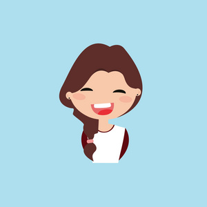 女孩表情人脸