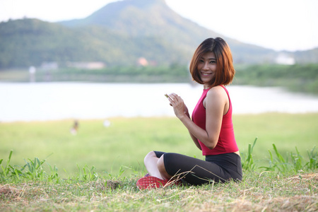 快乐的女人 smil