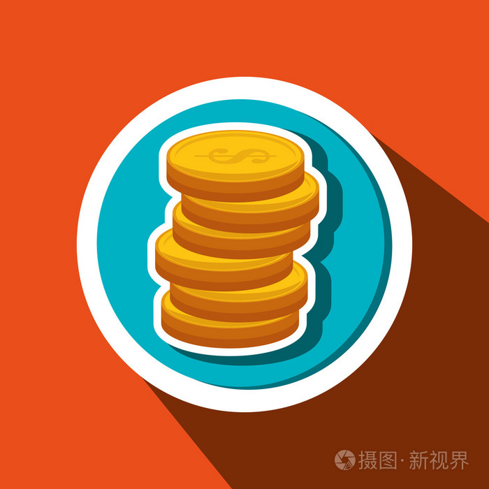 货币硬币钱现金插画-正版商用图片1phg5m-摄图新视界