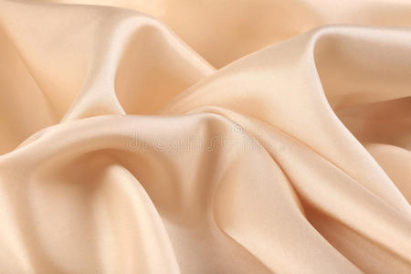 丝绸 纺织品 时尚 纹理 米色 织物 雪纺绸 演播室 丝带