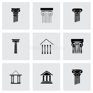 偶像 艺术 博物馆 支柱 柱子 插图 历史 希腊 希腊语