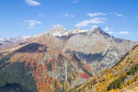 俄罗斯高加索山区景观