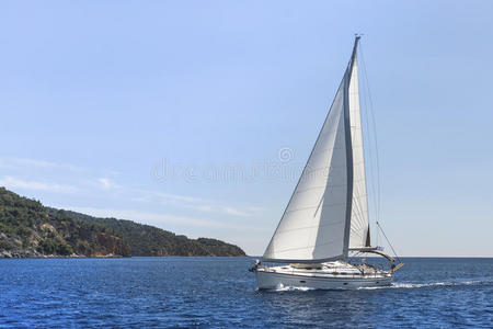 风景 和平 海的 海洋 萨隆 比赛 美女 地中海 航海 冒险