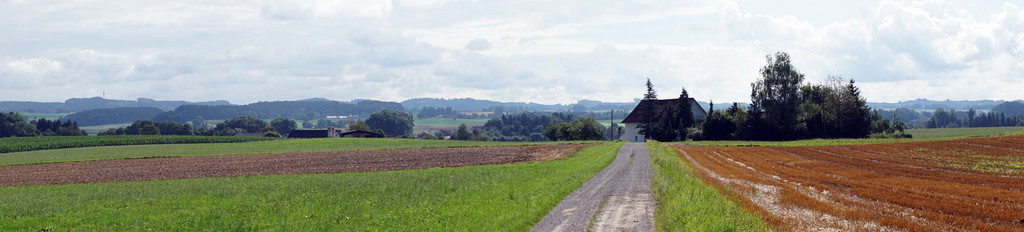 德国农田的全景图片