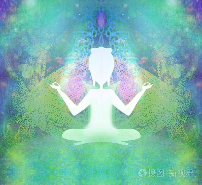 瑜伽女人和灵性