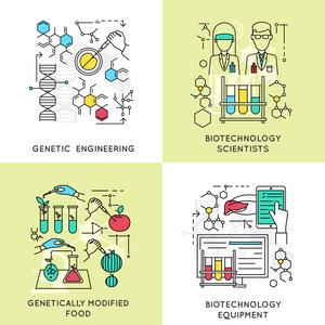 生物技术线性组成图片