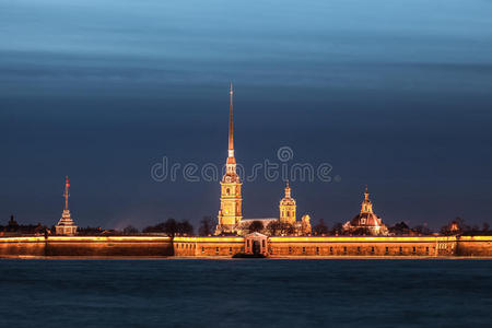 旅行 要塞 大教堂 城市景观 场景 彼得 地标 圣徒 列宁格勒