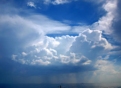 天空 危险 打雷 地平线 花茎 颜色 云景 风景 场景 天气