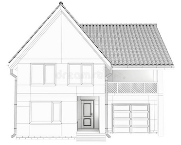 公寓 住房 房子 项目 绘画 概述 印刷品 建筑师 玻璃